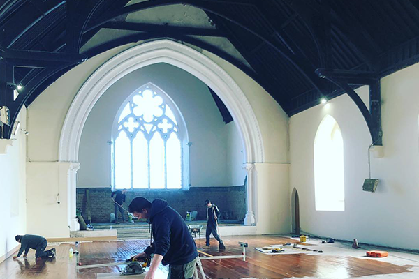 builders doing church restoration Larne